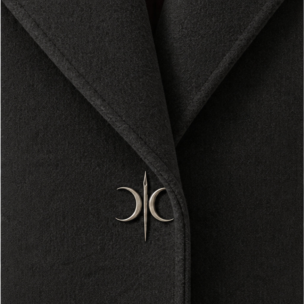 The Atrium Double-Face Overcoat - Charcoal