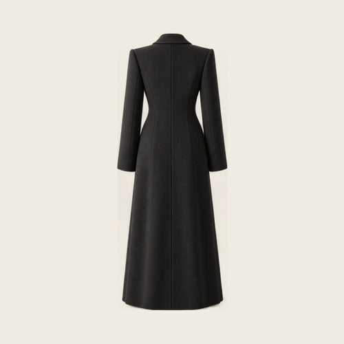 The Atrium Double-Face Overcoat - Charcoal