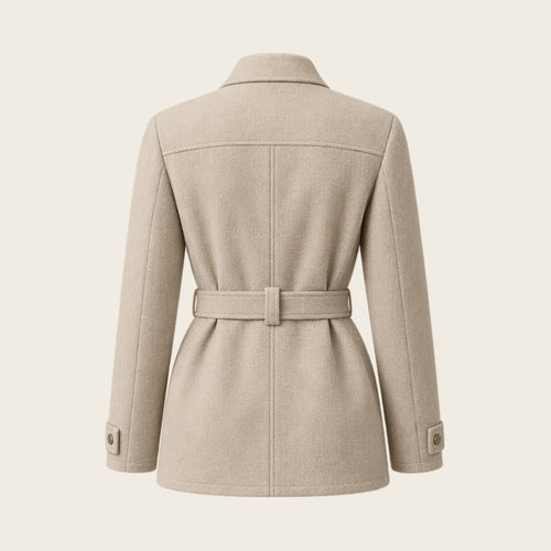 The Marais Cashmere Field Jacket - Limestone