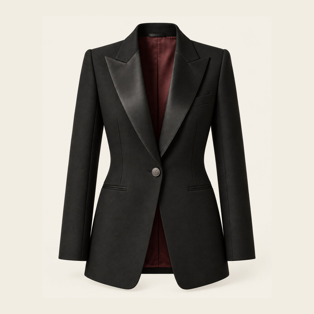 The Palais Silk Dinner Jacket - Black
