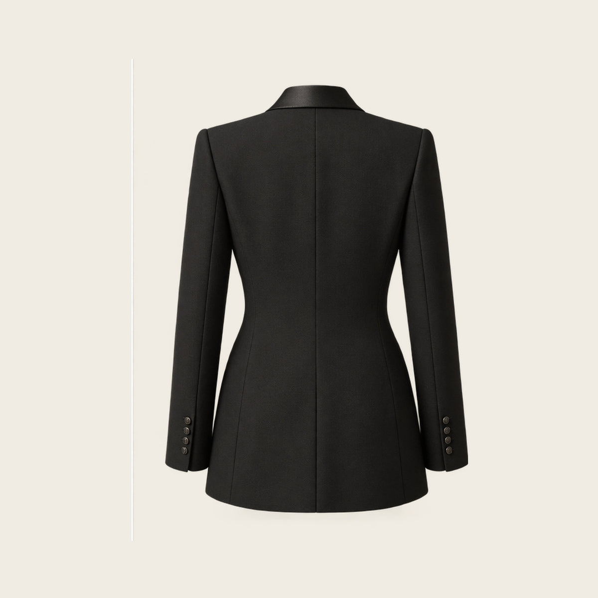 The Palais Silk Dinner Jacket - Black