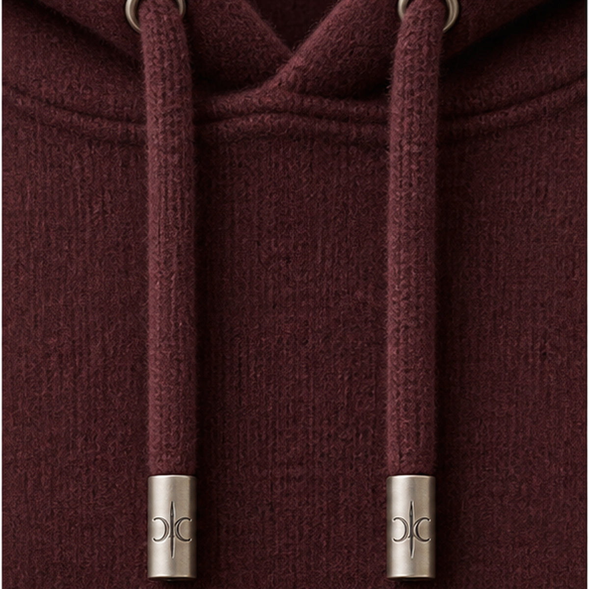 The Solace Cashmere Hoodie - Oxblood