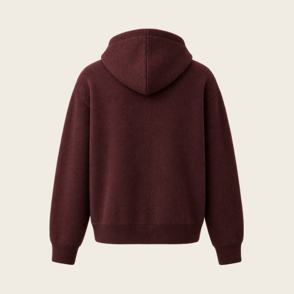 The Solace Cashmere Hoodie - Oxblood